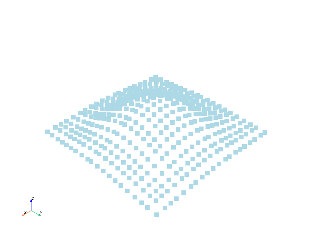 d create tri surface