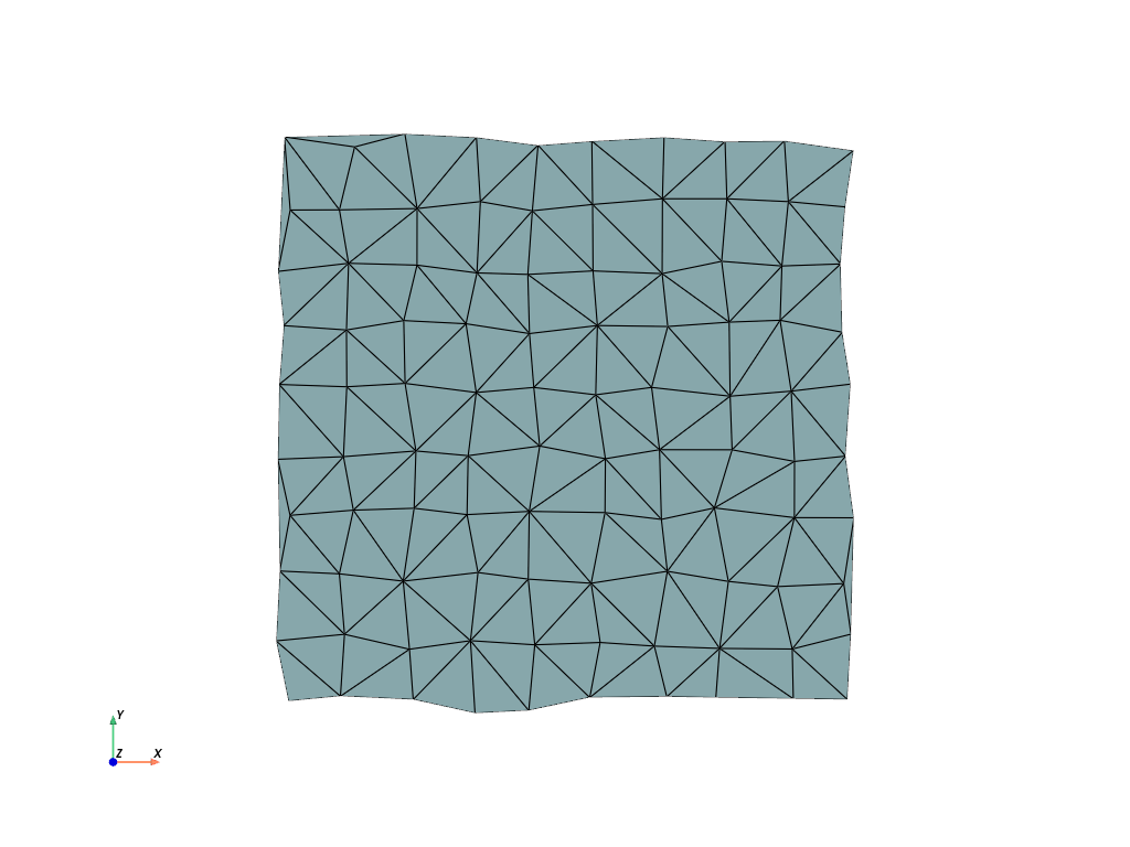 d create tri surface