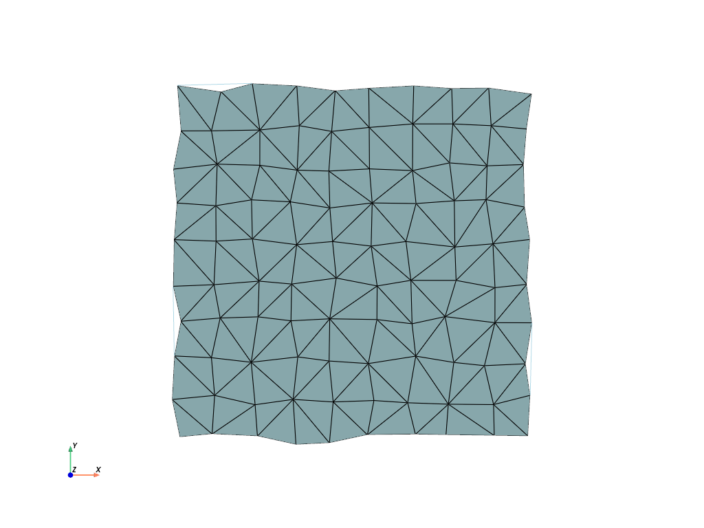 d create tri surface